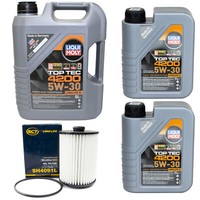 MotoröL Set Top Tec 5W-30 Liqui Moly 7 Liter + ÖLfilter FüR Porsche VW Touareg