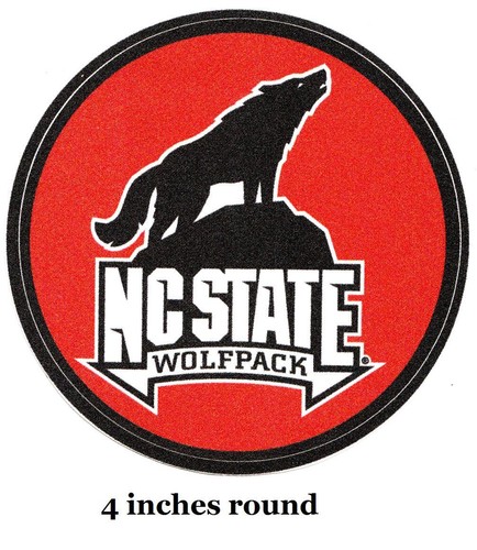 23 STYLES- NC State Wolfpack Wall Decal North Carolina University Sticker Decor - Picture 23 of 24