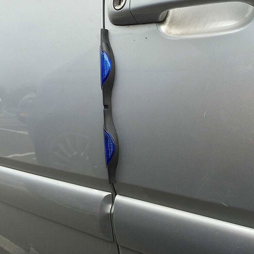4x Cubierta protectora de borde de puerta de coche protector antiarañazos tira reflectante accesorios - Imagen 2 de 13