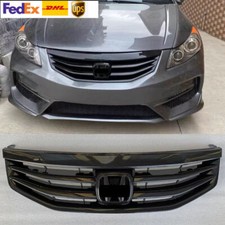 For 2008 2009 2010 Honda Accord Sedan Carbon Fiber Pattern Front Grille Grill