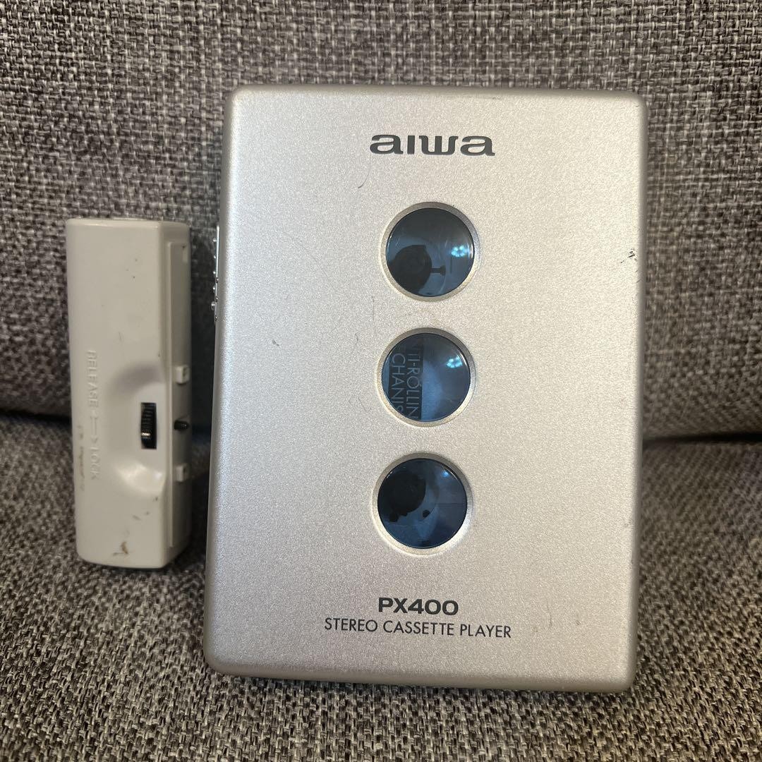 アイワ aiwa カセットプレーヤー PX400 ポータブル 希少 AIWA Portable Cassette Player PX400 Rare Vintage Retro Audio
