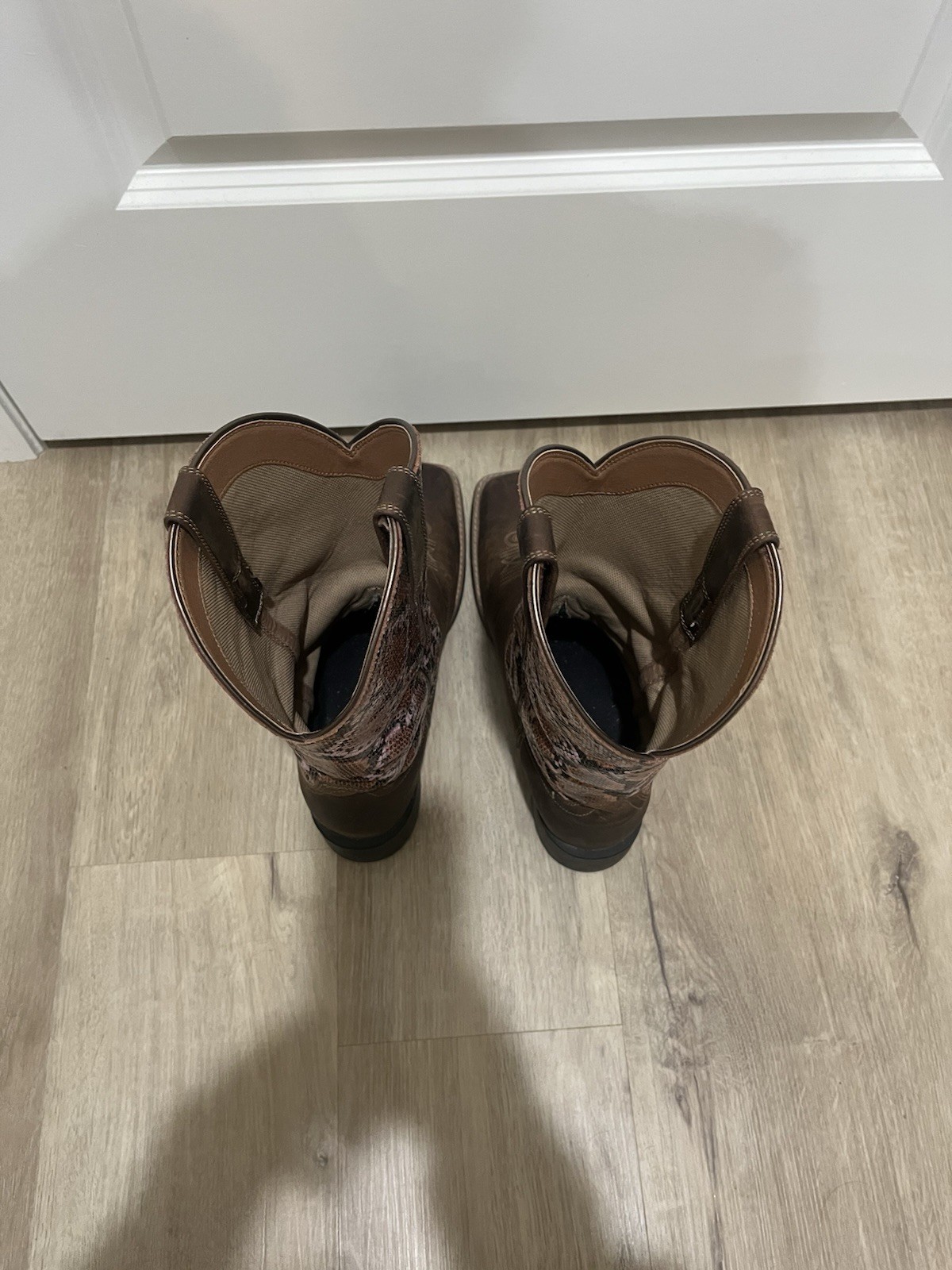 Ariat Womens Python Print Cowboy Boots 10035995 S… - image 5