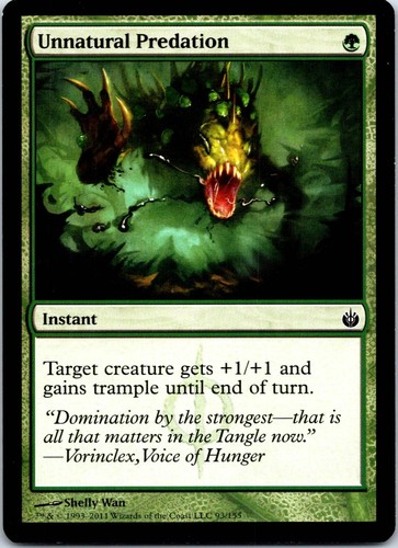 Unnatural Predation 93/155 Mirrodin Besieged