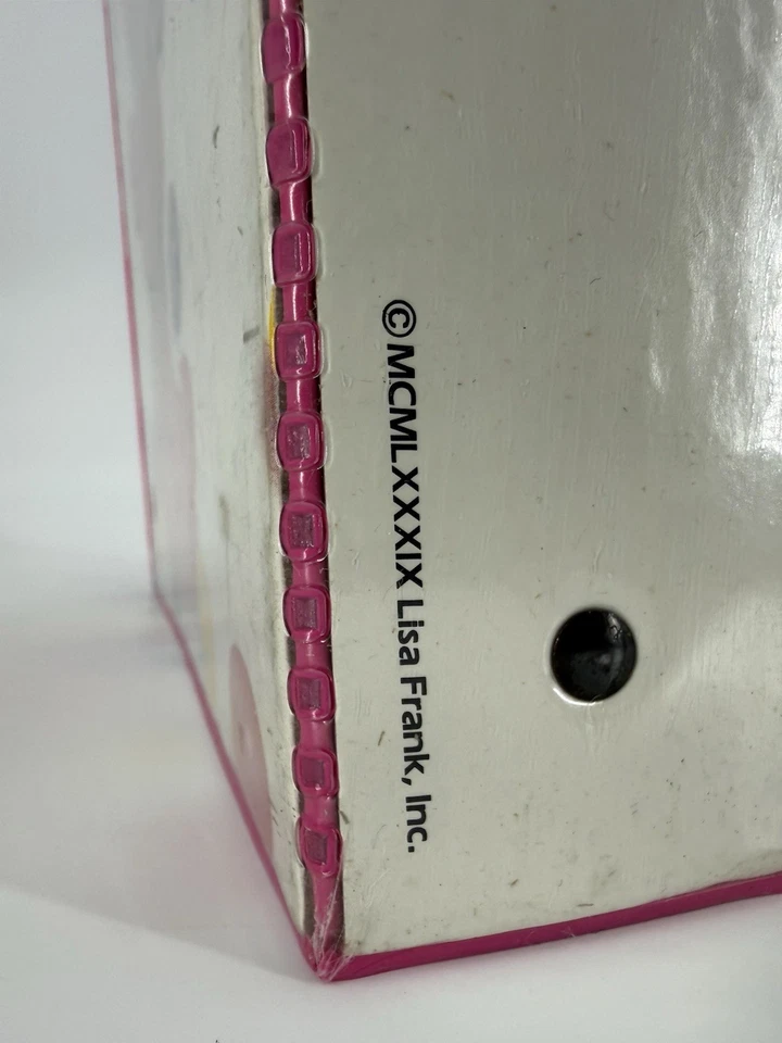 Máquina de bolas de goma Lisa Frank de colección carpeta trampero guardián RARO Foto 3 de 4