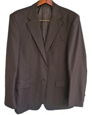 Loro Piana Mario Zegnoti Men's Black 2 Button Blazer Super 54 Size 38