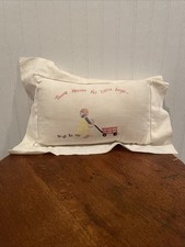 Nathan Krauskopf Vintage Baby Pillow Thank Heaven for little boys