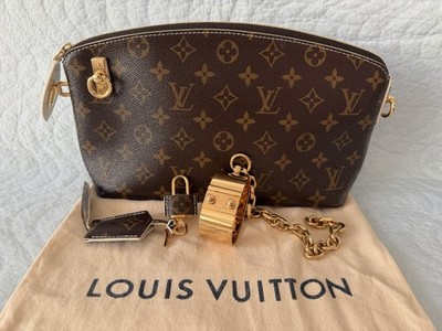 Louis Vuitton Monogram Lockit Clutch Hiver 2011 2012 Gold Wie Neu Rar