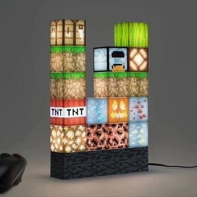 Minecraft Building Block Light Schreibtischlampe Schlafzimmerlicht NEW