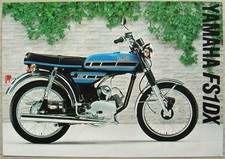 YAMAHA FS1DX 49cc Motorcycle Sales Specification Leaflet 1977 0107031-77BK