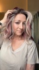 Woman’s Shoulder Length Heat Friendly Lace front Burgundy Balayage Free Part — photo 2