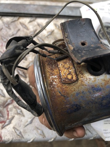 SUN 50 TACH 5K 5000 RPM RED MEATBALL SENDER CHROME 2245-13C CUP (parts Only) - Picture 5 of 10