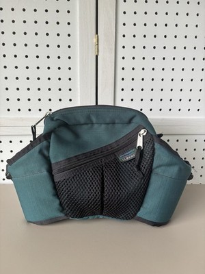 VTG L.L. Bean Fanny Pack Waist Belt Bag Nylon Hiking Pouch 2 Water Bottle Pocket