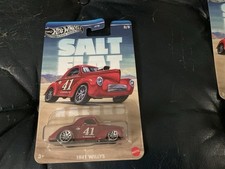 New Hot Wheels Silver Series Salt Flat Racers 1941 Willys 3/5