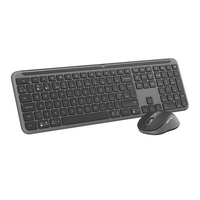 Logitech MK950 Signature Slim Kabellose Tastatur und Maus Combo Elegantes Design