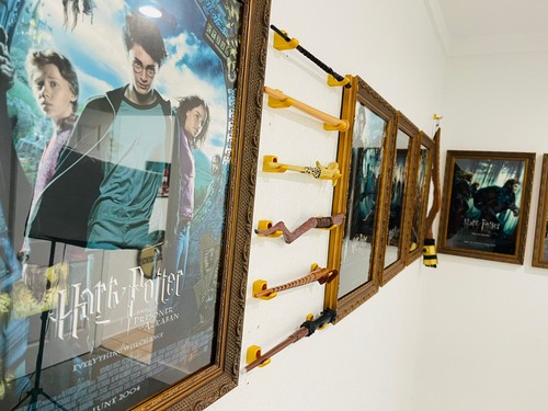 Harry Potter Full 8 Poster Full Set Framed | 13x19 | Ornate Gold Wood UV Acrylic - Picture 3 of 24