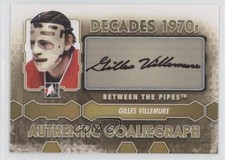 2012-13 ITG Between the Pipes GoalieGraph Gilles Villemure #A-GV Auto i9i