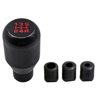 Metal Shift Knob Adapter for Manual 5 Speed Gearbox with Three Thread Sizes