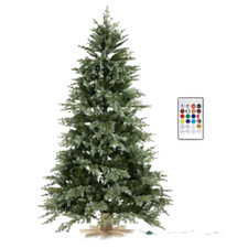 LUMIDA LED Weihnachtsbaum Nordmanntanne 60/100cm Fernbedienung 36 Effekte B-Ware