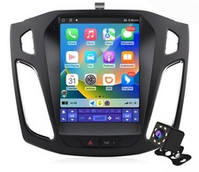 Android 12 Double DIN In Dash Car Radio Touchscreen Ford Focus 2012-2018 Camera