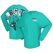 Women's Spirit Jersey Mint New York Liberty Patches Oversized Long Sleeve