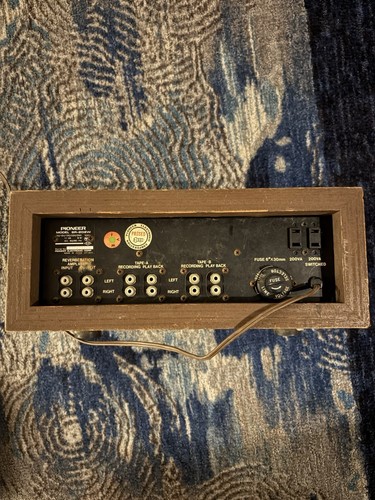 Vintage Pioneer SR-202W Reverberation Amplifier Retro Audio Effects Unit Tested - Picture 6 of 6