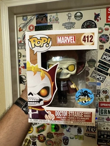 FUNKO POP MARVEL #412 DOCTOR STRANGE GHOST RIDER LACC EXCLUSIVE