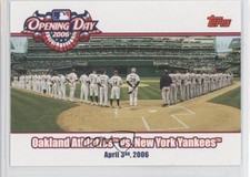 2006 Topps Opening Day 2006 Oakland Athletics vs New York Yankees #OD-AY 0a1