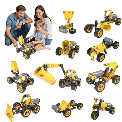 112tlg Kreative STEM Bausteine 10-in-1 DIY Konstruktionsspielzeug für Kinder ab3