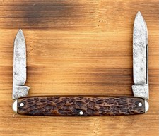Vintage 1902 - 1939 Bridge Cutlery Co St. Louis Shapleigh Equal End Knife ❌ Case