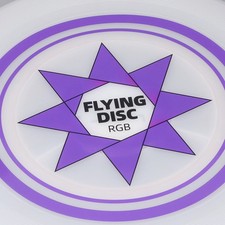 RGB LED Flying Disc Stepless Dimmable Timing 8 Dazzling Color Single Color M Set