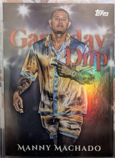 2025 Topps Series 1 Celebration MANNY MACHADO GD-14 Game Day Drip Red 3/5 SSP 🔥