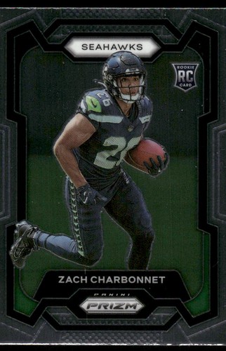 2023 Panini Prizm Zach Charbonnet [Silver] #392 card