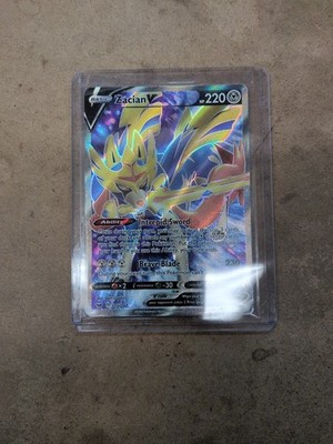 The Pokémon Company Zacian V 195/202 Sword & Shield Ultra Rare Holo 220 HP NM 