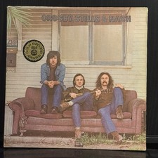 CROSBY STILLS NASH 1972 Atlantic AT/AB Reissue SD8229 1841 Broadway Folk Rock EX