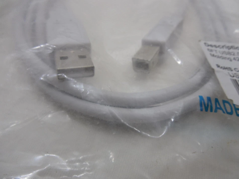 USB 2.0 High Speed 6FEET A Male to Mini B Male AM BM Printer Scanner Cable Cord - Image 2 of 4