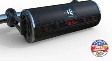 Motorcycle Bluetooth Speakers Waterproof Audio Stereo Radio ATV Scooter Handleba