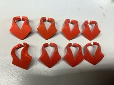 Playmobil  8 Stk. Kragen ,Uniform , Rot , Bitte Bilder Ansehen!