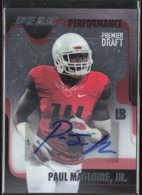 2017 SAGE HIT #PK-PM Paul Magloire, Jr. Peak Performance Autographs Arizona (B1)