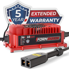 36 Volt Golf Cart Battery Charger for EZGO TXT Golf Carts with D-Style Plug - 36