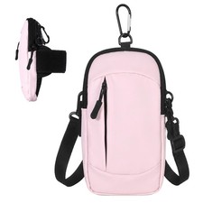 Cell Phone Crossbody Bag with Arm Band, Sturdy Phone Running Holder