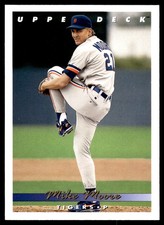 Mike Moore 1993 Upper Deck #512 Tigers MLB READ FREE SHIPPING AutographDen