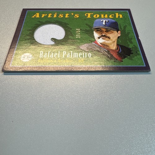 Pelota de juego Upper Deck 2004 - Rafael Palmeiro #AT-RP, camiseta usada mem. #11 de 50 - Imagen 2 de 24
