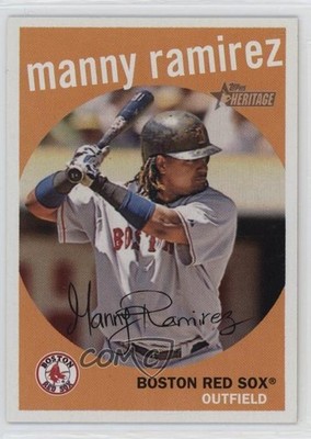2008 Topps Heritage Manny Ramirez #400 f7c