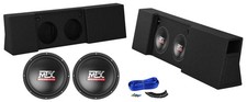 10" MTX Subwoofers Box For 2009-17 Ford F150 Super Crew 2017 F250/350 Super Duty