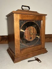 Welby German Westminster Chime Contemporary Mantel Table Shelf Bracket Clock