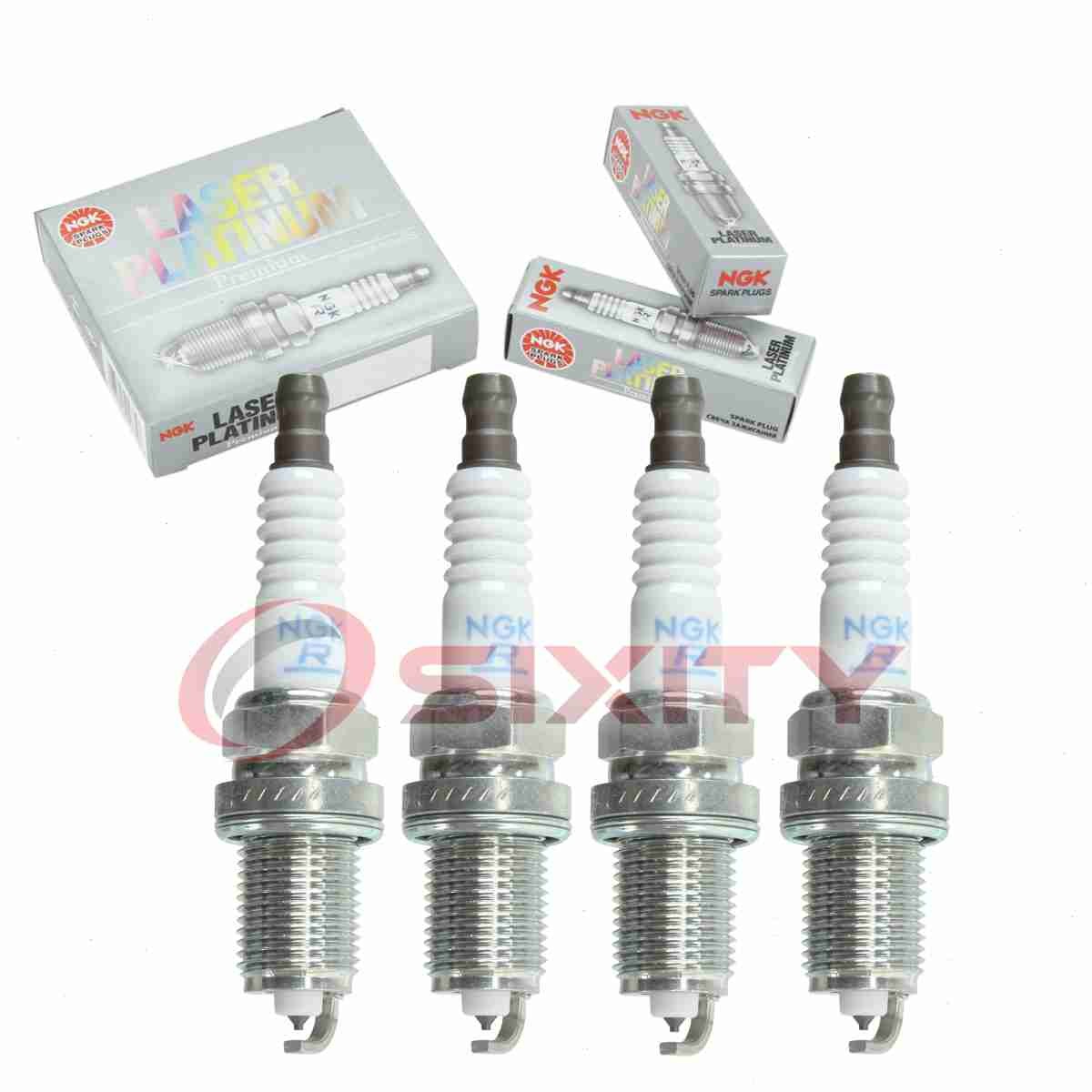 4 pc NGK Laser Platinum Spark Plugs for 1998-2000 Pontiac Firefly 1.3L L4 ka