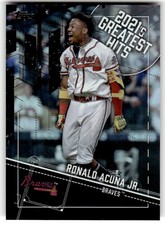 2022 Topps Ronald Acuña Jr. 2021's Greatest Hits Black #/299 #21GH-11