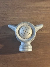 Vintage Cast Aluminum Lawn Garden Hose Sprinkler With Ears Thompson Mfg. Co 25ft