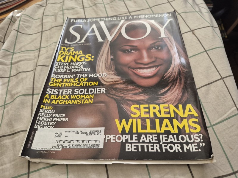 SAVOY magazine Serena Williams Sekou Kelly Price Mekhi Phifer Floetry Big Boy 
