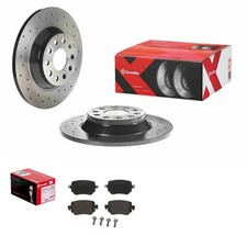 BREMBO Disques de Frein 300mm + Revêtements Arrière Convient pour Audi Q3 8U